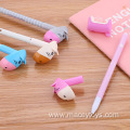 Promotional animal shaped stand ball pen